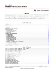 Texas Instruments TPS65219EVM User Manual