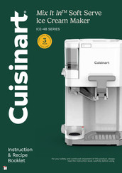 Cuisinart Mix It In ICE-48 Series Instruction/Recipe Booklet
