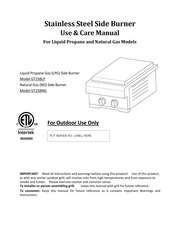 Coyote GT2SBLP Use & Care Manual