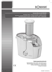 BOMANN AE 1024 CB Instruction Manual