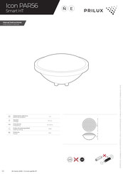 Prilux Icon PAR56 Smart HT Instruction Manual