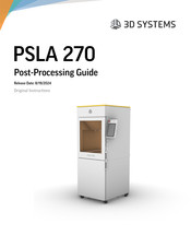 3D Systems PSLA 270 Original Instructions Manual