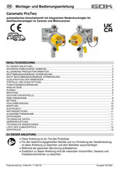 GOK Caramatic ProTwo Assembly And Operating Manual