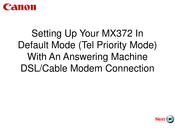 Canon PIXMA MX372 Setting Up