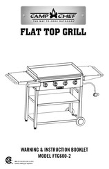 Camp Chef FTG600-2 Warning & Instruction Booklet