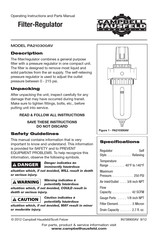 Campbell Hausfeld PA210300AV Operating Instructions And Parts Manual