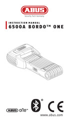 Abus Bordo 6500A Instruction Manual