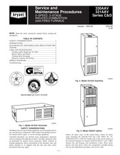 Bryant 331AAV Service And Maintenance Procedures Manual