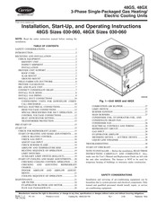 Carrier 48GX030060 Installation, Start-Up, And Operating Instructions Manual