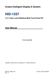 Avalue Technology HID-1337 User Manual