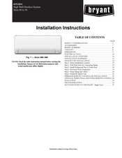 Bryant 615AHA Installation Instructions Manual