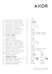 Axor Uno 38038000 Instructions For Use/Assembly Instructions