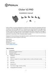 Perun Clicker V2 PRO Installation Manual
