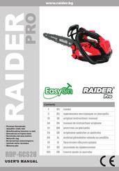 Raider Pro RDP-GCS28 Original Instruction Manual