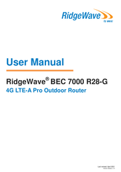 Bec RidgeWave 7000 R28-G User Manual