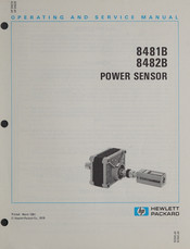 HP 8481B Operating And Service Manual