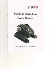 CURSOR FITNESS C5 User Manual