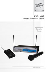 Peavey PV 1 VHF Operating Manual