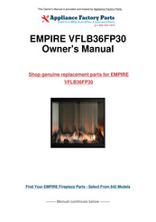Boulevard VFLB36FP3P-1 Installation Instructions Manual