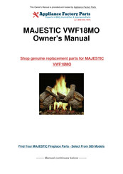 MHSC VWF18MO Installation And Operating Instructions Manual