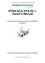 Thermoheat KFA125L User's Manual And Operating Instructions
