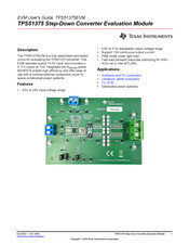 Texas Instruments TPS51375EVM User Manual