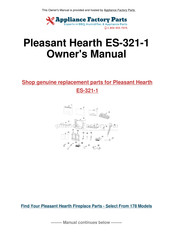 pleasant hearth ES-321-1 Manual