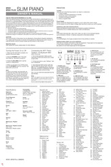 Medeli SP201 Owner's Manual