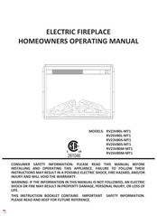INNOFLAME RV26V80M-MT1 Homeowners Operating Manual