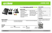 Axxess AXDIS-CH5 Installation Instructions Manual