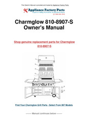 Charmglow 810-8907-S Owner's Manual