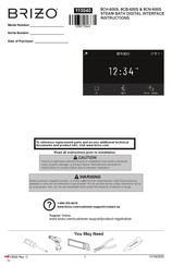 Brizo 8CB-600S Instructions Manual