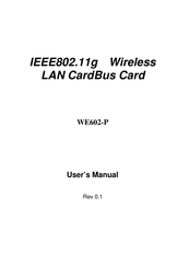 Boca Systems WE602-P User Manual
