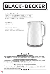 Black & Decker KE1560W Use And Care Manual