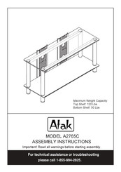 Atak A2765C Assembly Instructions Manual