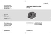 Bosch BDU3741 Owner's Manual