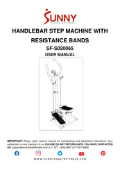 Sunny Health & Fitness SF-S020065 User Manual