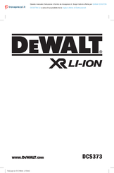 DeWalt DCS373N Original Instructions Manual
