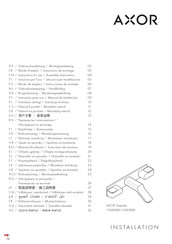 Hans Grohe AXOR Urquiola 11042 Series Instructions For Use Manual