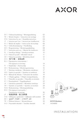 Hans Grohe Axor Montreux 16544 Series Instructions For Use Manual