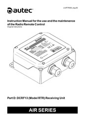 AUTEC DCRF13 Instruction Manual