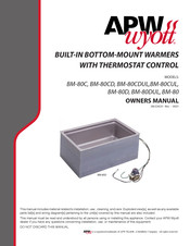 APW Wyott BM-80CDUL Owner's Manual