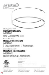 Artika 1006825194 Instruction Manual