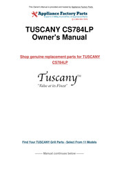 Altima TUSCANY CS784LP Use And Care Manual
