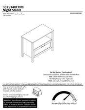 Ameriwood HOME B343325348COM0 Manual