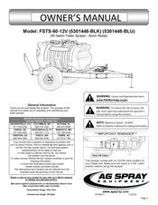 AG SPRAY 5301448-BLK Owner's Manual