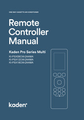 Kaden KI-PSX12CW-2AAMA Manual