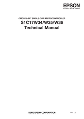 Epson S1C17W35 Technical Manual