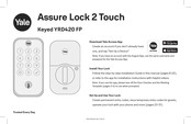 Yale Keyed YRD420 FP Manual