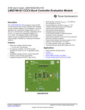 Texas Instruments LM25190QEVM-2100 User Manual